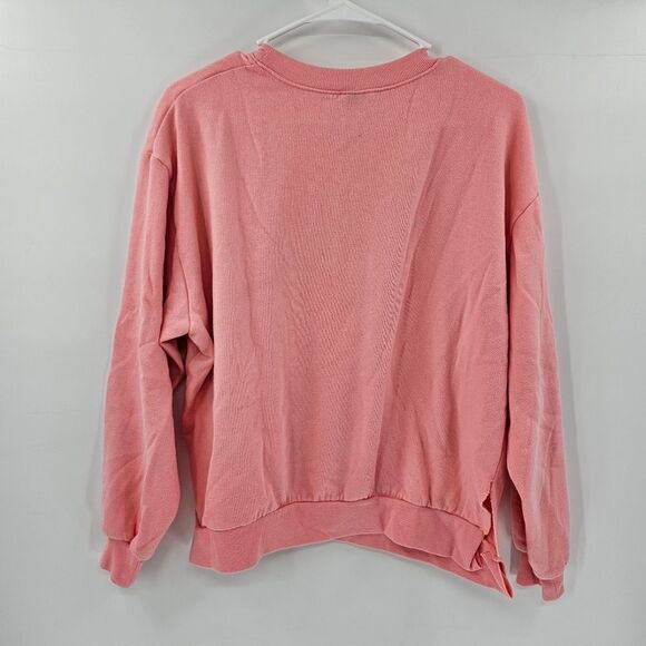 Wild fable small LA crew neck sweatshirt pink coral - Picture 2 of 4